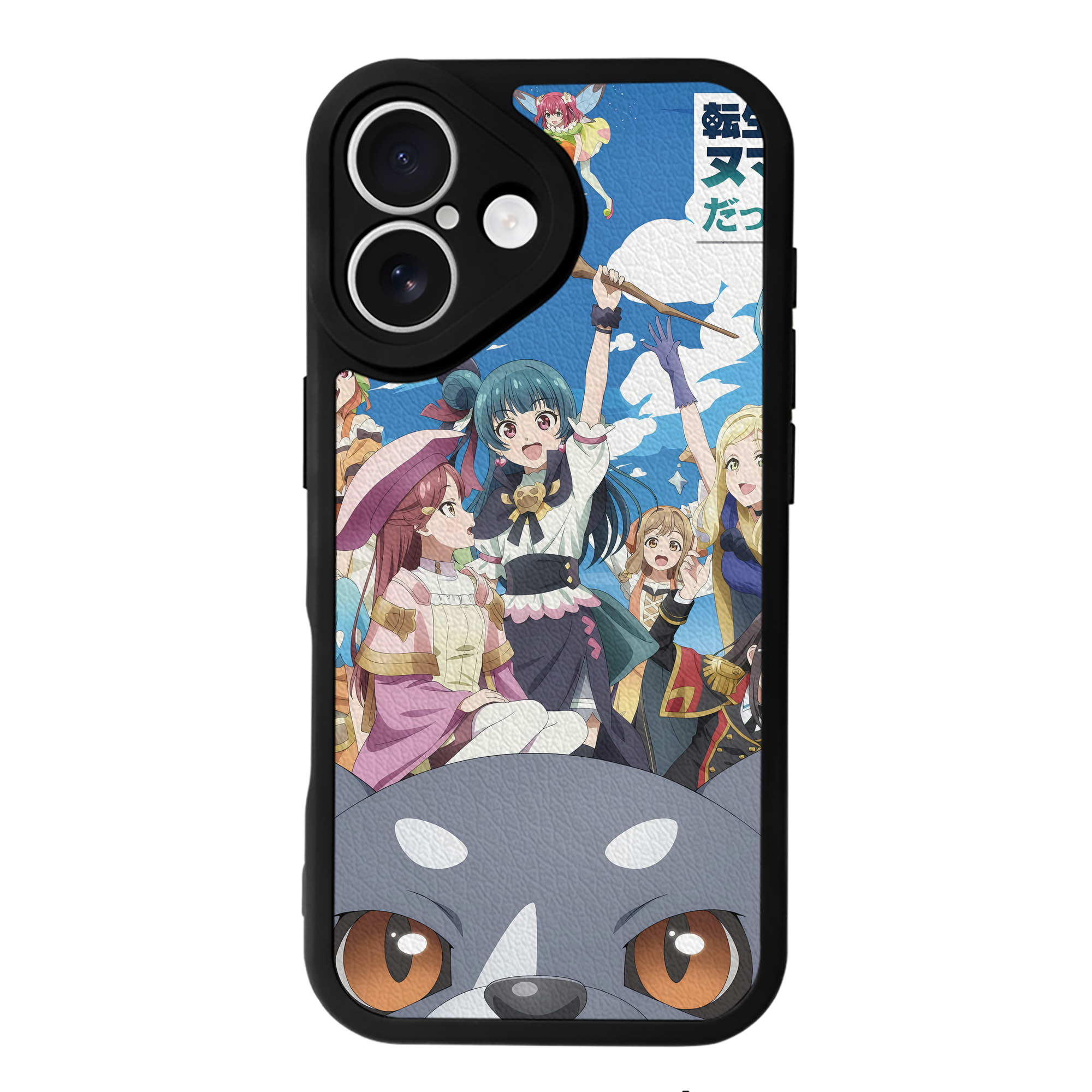 （画像用） 転スラ Regarding Reincarnated to Slime 【iPhone 16シリーズ対応】シリコンスマホケース（レザー調） 材質：シリコン